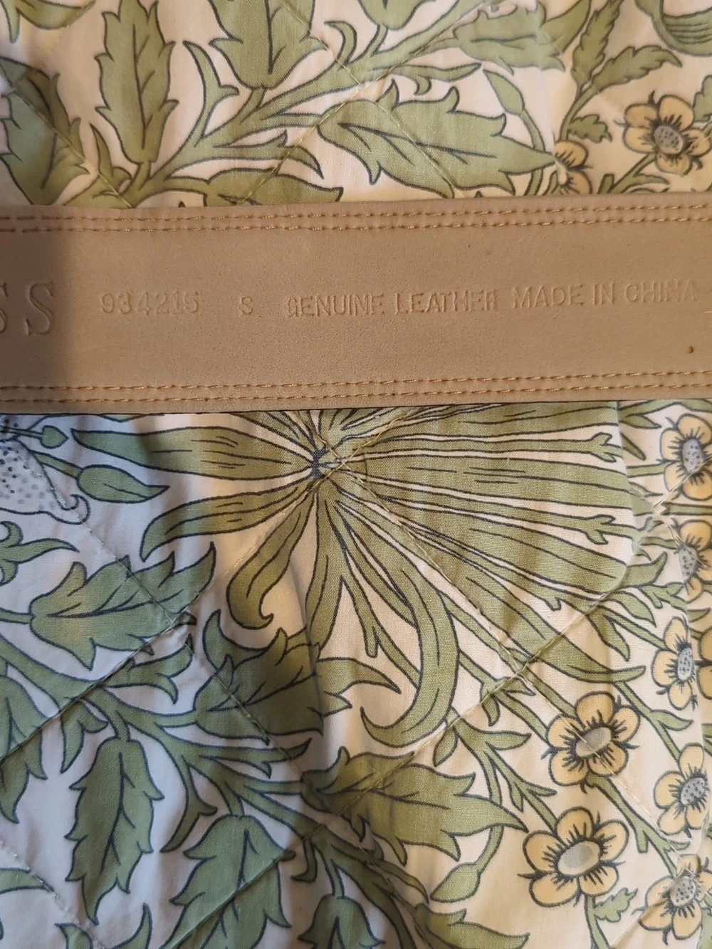 Guess brown stitched